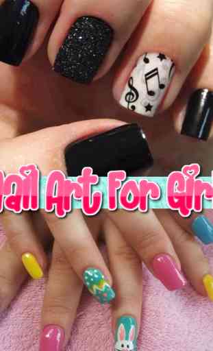 Arte de uñas para niñas gratis - Salón de princesa puntas de las uñas de manicura del arte diseños- 4