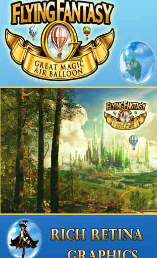 Oz Flying Fantasy-A Great Game Race en el globo de aire caliente mágico 1