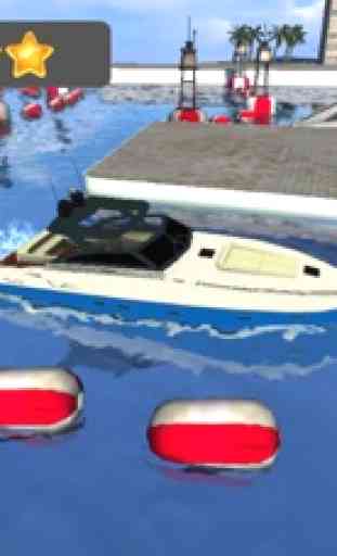 3D Super Boat Parking Simulator Yacht Racing Game 4