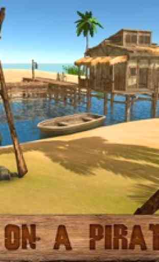 Isla Pirata Supervivencia Simulador 3D 1