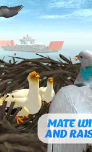 Pájaro Paloma Supervivencia Simulador 3D 4