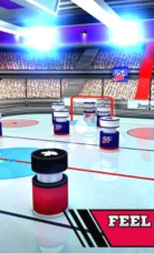 Pin Hockey - Ice Arena - Glow like a superstar air master 3