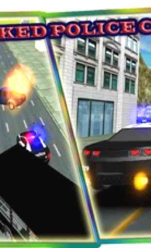 Coche de policía Crimen de Chase 2016 - imprudente mafia Persecución en el asfalto que compite con el Real Policial de conducción con luces y sirenas 1