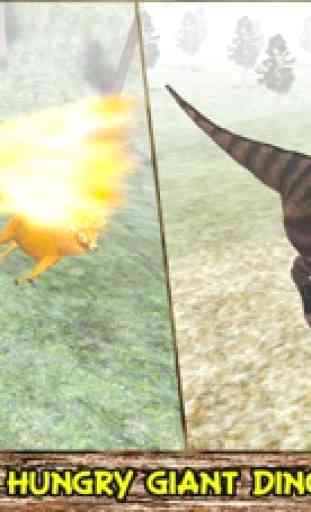 Dinosaurio verdadero simulador de ataque 3D - destruir la ciudad con mortal t rex en este juego extremo 1
