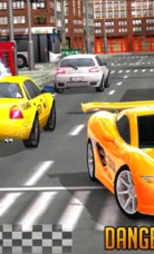 Real Crazy taxi driver 3D simulator free 2016: Drive sports cab in modern city 2
