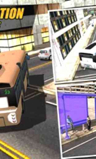 Real Modern city Bus driving simulator 3d 2016 : transport passengers through real city traffic 1