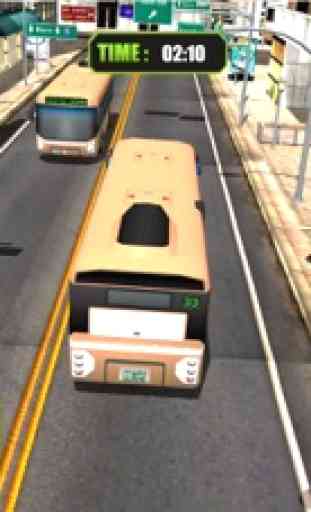 Real Modern city Bus driving simulator 3d 2016 : transport passengers through real city traffic 3