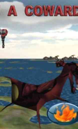 Red Dragon Robot Attack - Dragón Rojo Ataque Robot - Un campo de batalla apocalipsis épico Arial 4