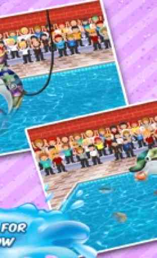 Espectáculo de delfines fiesta de piscina limpieza 3