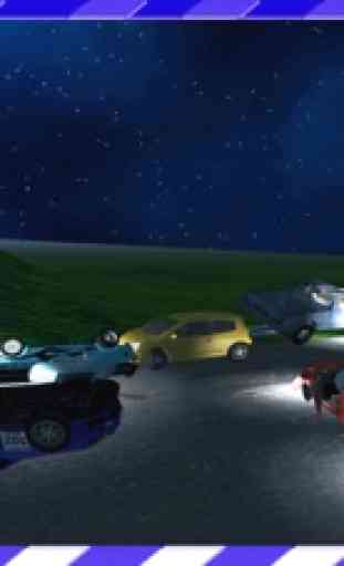 Noche imprudente Racing Drift coche con Top Burnou 3