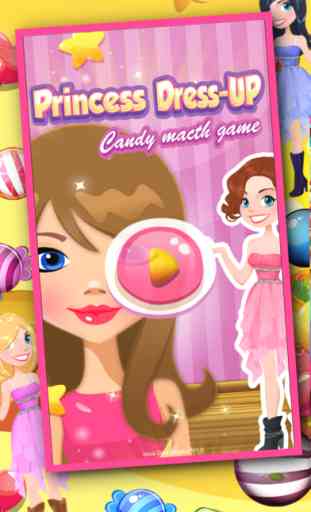 Princess Dress Up Juego de ajuste de caramelo 1
