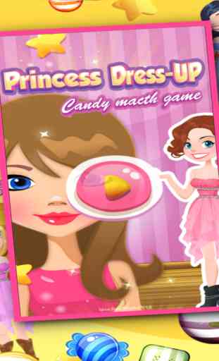 Princess Dress Up Juego de ajuste de caramelo 4