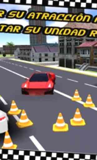Real Colegio de conducción de coches - Extreme Aparcamiento simulador 3D 2