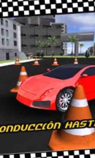Real Colegio de conducción de coches - Extreme Aparcamiento simulador 3D 4