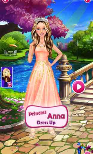 Vestir a la Princesa Ana: Juegos de chicas y niñas 2