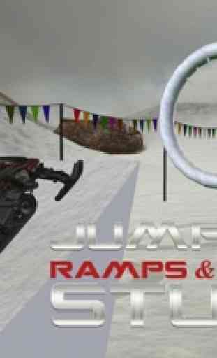 conductor de motos de nieve - montar a caballo extremo moto de nieve y las carreras de juego de simulador 4