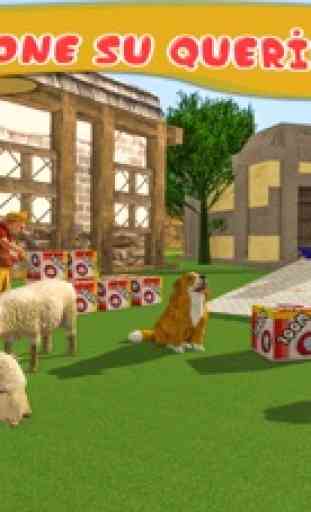 Ovejas para perros Simulador 3D : Granja Cordero y Transportes a través de lana de camiones Transporter y Avión 1