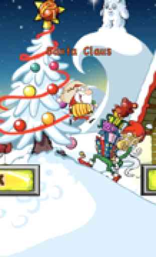 Santa Claus Christmas Dash: Con Elf, Muñeco de nieve y reno 2