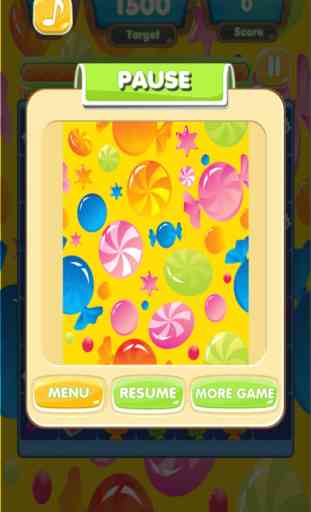Taffy dulce Gummy jelly Match 3 Enlace Mania gratuita de juegos 2
