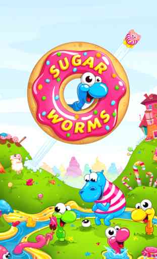 Sugar Worms - Match3 Puzzle! 1