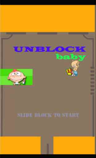 Desbloquear bebé Deslice el bloque para los niños y los niños 1