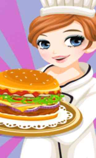 Tessa’s Hamburger - aprender a hacer Hamburgues en este juego de cocina para niños 3