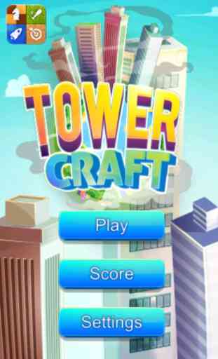 Tower Craft Free - La mejor torre Fun construir Juegos para Niños, Niñas y niños - un divertido fresco 3D Juegos Gratis - cielo Física de la construcción de edificios, apilamiento App 1
