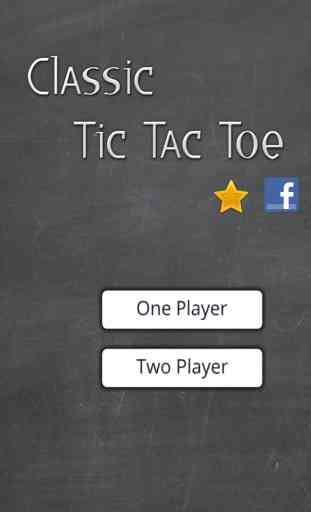 Tic Tac Toe -- Classic 1