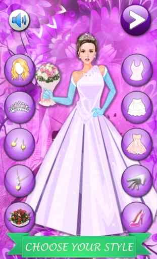 Vestido de novia para la novia del vampiro - princesa en el salón de belleza 2
