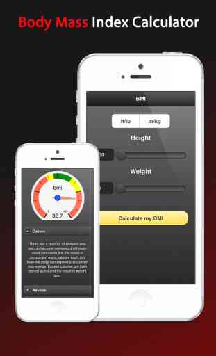 Calculadora de IMC (Índice de Masa Corporal)- calcule su peso saludable para su dieta o entrenamiento 3
