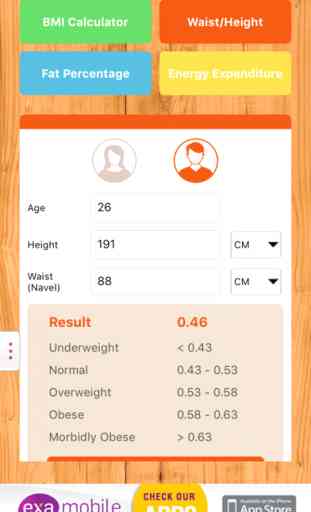 BMI Calculator: perfect weight 3