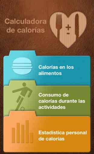 Calculadora de calorías 1