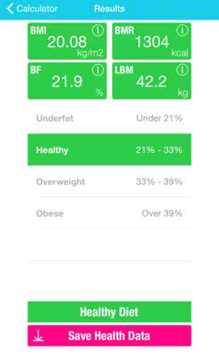 FitCalcualtor - Calcula tu peso ideal e IMC (índice de masa corporal) 2
