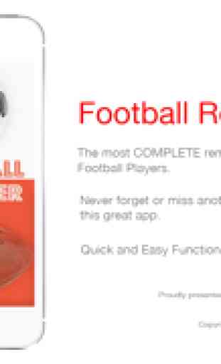 Recordatorio Football App - Horario Actividad Calendario Recordatorios-Sport 1