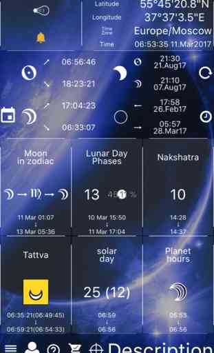 Calendario lunar - Luna 1