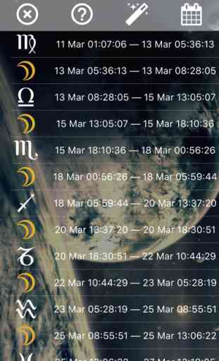 Calendario lunar - Luna 3